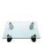 Imagen 4 de Tavolo mesa con ruedas cuadrada Vidrio float 110x110x25