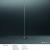 Imagen 2 de Nuova Segno Tre (Struttura) lámpara di Lampada da terra ø24x173cm 1x205w B15d Grigio Claro
