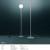 Imagen 2 de Parola lámpara von Stehlampe (körper) ø34x206cm 1x205w B15d (HL) Transparent
