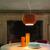 Imagen 3 de Chouchin Mini 1 Pendant Lamp GU10 1x35w orange