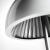 Imagen 3 de Umbrella Table Lamp ø36cm indoor plisado Silver Lacquered white