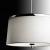 Imagen 4 de Leila Pendant Lamp Doble G9 4x40w + E14 4x15w - Chrome lampshade fabric white