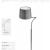Imagen 3 de Suite lámpara of Floor Lamp with lampshade 162cm E27 100w Nickel Satin