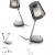 Imagen 2 de Emy Table Lamp inclinable 20,5cm 1xE14 15W - Diffuser acrylic Chrome