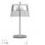Imagen 2 de Iris Table Lamp 23,1cm 2xE14 max15W - Chrome