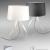Imagen 2 de Medusa Table Lamp 75cm 1xE27 18W - white lampshade Grey mate