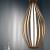 Imagen 2 de Bamboo Lâmpada Lâmpada pingente LED 22W - Oxido pintado