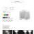 Imagen 2 de LedBox luz de parede 12cm LED 1w + 4,5w 3000K com Filtros incluidos - Transparente/Cinza