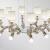 Imagen 2 de Wood Pendant Lamp with lampshade of Glass Wood Silver Leaf Golden