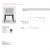 Imagen 2 de Mademoiselle Chair Structure Transparent Moschino fabric