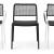 Imagen 2 de Audrey chair with arms Aluminium varnished (2 units packaging)