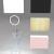 Imagen 4 de Tati Lampe de table Crème plissé FC5 22W lumière cálida
