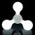 Imagen 2 de Atomium Aplique Polietileno blanco (Enchufe USA)