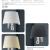 Imagen 3 de Balmoral Wall Lamp 27x31x14cm PL E E27 15w + 1 LED 3w 2800K lampshade white