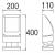 Imagen 3 de Pompeya proyector/Bañador Exterior 20x40x11cm G12 150w HID gris