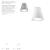 Imagen 2 de Conus Conic LED Pendant Lamp S white