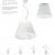 Imagen 2 de Vulcanino lámpara Pendant Lamp indoor S natural/white