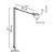 Imagen 3 de Berenice D12EL Balanced-arm lamp with Stand of Floor Lamp Gy6,35 35w Black