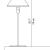 Imagen 3 de Miranda Table Lamp (solo Structure) with perno e switch on/off - Aluminium