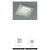 Imagen 3 de Mantra Vidro LED lâmpada do teto 21w 2100Lm 45Cm 4000K LED 21w Vidro