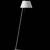 Imagen 7 de Sinclina Lámpara de Pie 150x30cm E27 Máx 70W Anodizado Plata pantalla blanca