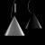 Imagen 4 de Ray gr sube y baja negro Lámpara Colgante