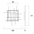 Imagen 3 de Mondrian Me Aplique mediano LED integrado 45W regulable Dorado mate 3000K