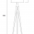 Imagen 3 de Triana (Solo Estructura) Lámpara de Pie sin pantalla E27 70W Amarillo