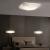 Imagen 3 de Polaris ceiling lamp of fabric 100cm E27 5x20w fabric white