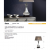 Imagen 2 de Deco Lampada da tavolo Piccola E27 60W argento Pan