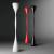 Imagen 4 de Jazz Lâmpada de assoalho 190cm R7s 400w - Lacado Vermelho Brillo