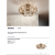 Imagen 2 de Ariadna ceiling lamp 9xG9 LED 4W Champagne