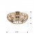 Imagen 3 de Ariadna soffito 9xG9 LED 4W Champagne