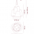 Imagen 3 de Melting Pot Lámpara Colgante 120 E27 3x70W Halo Exterior fantasías claras/interior blanco