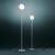 Imagen 4 de Parola lámpara von Stehlampe (körper) ø34x206cm 1x205w B15d (HL) Transparent