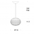 Imagen 3 de Bianca Lamp Pendant Lamp LED 17,5W 230V white