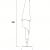 Imagen 3 de Alta Costura M Lámpara de Pie 220x50cm LED 30W Estructura negra pantalla PVC