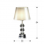 Imagen 3 de Corinto Sobremesa LED 60W ø30x54cm - Metal cromado y cristal transparente