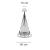 Imagen 3 de Drop LED Lámpara colgante G4 1,5W 19 tulipas 150cm Cristal transparente