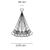 Imagen 3 de Drop LED Lámpara colgante G4 1,5W 37 tulipas 150cm Cristal transparente