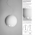 Imagen 2 de Round White S50 Lámpara colgante LED 15 x 2,7W - Blanco