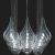 Imagen 4 de Drop Pendant Lamp square G4 16x10W 12V 16 lampshades Transparent