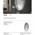 Imagen 2 de Gaudi spiegel oval 125x84cm - Silberwaschpfanne