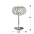 Imagen 3 de Diamond Lâmpada de mesa Pequena 3 G9 LED 4W Cromo/Copens Vidro