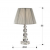 Imagen 3 de Mercury Lampe de table Grand 1xE27 LED 10W 39x25cm - Chrome abat-jour Argent