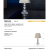 Imagen 2 de Mercury Lâmpada de mesa Pequena 1xE27 LED 10W 39x25cm - Cromo abajur Prata
