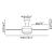 Imagen 3 de Ufo Ventilador com luz ø132cm 2xE27 40w 4 lâminas Ní­quel mate