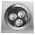 Imagen 4 de ADO Minilâmpada do teto Quadrada 3 LED Alumínio