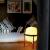 Imagen 5 de Cestita Metálica Lâmpada de mesa LED 6W - Estrutura Aço inoxidável abajur Vidro branco opala