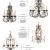 Imagen 2 de Mini chandeliers Pendant Lamp indoor 4xE14 60W
